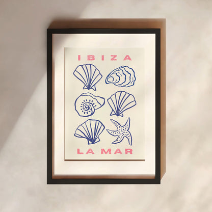 Ibiza La Mar Print | 3 Colours | Travel