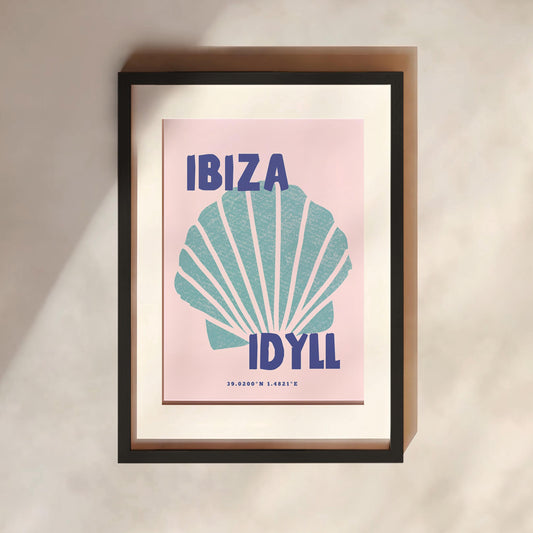 Ibiza Idyll Print | 4 Colours | Travel