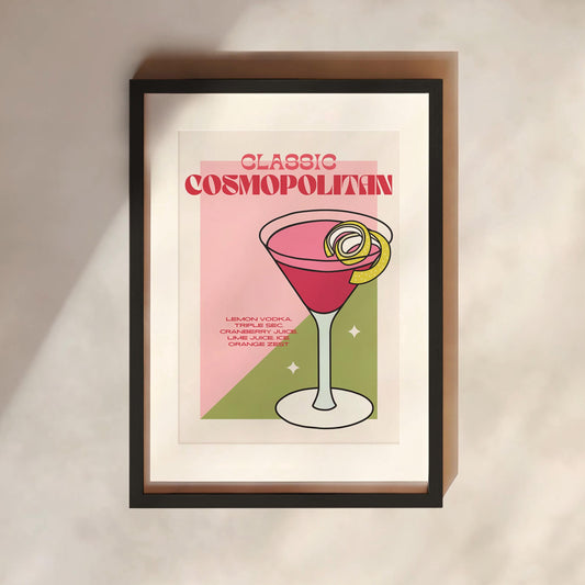 Classic Cosmopolitan Print | Cocktails