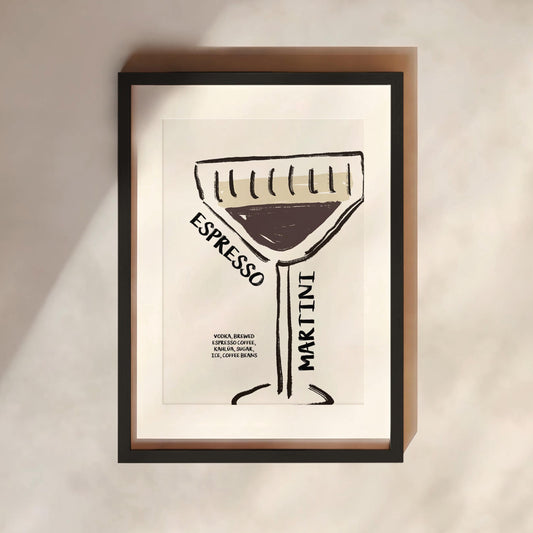 Espresso Martini Whimsical Print | Cocktails