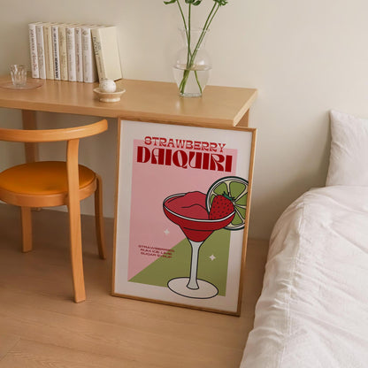 Strawberry Daiquiri Print | Cocktails