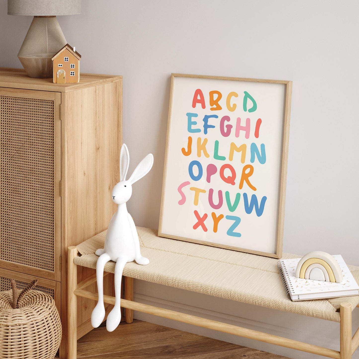 The Alphabet Print | 4 Colours | Nursery & Kids