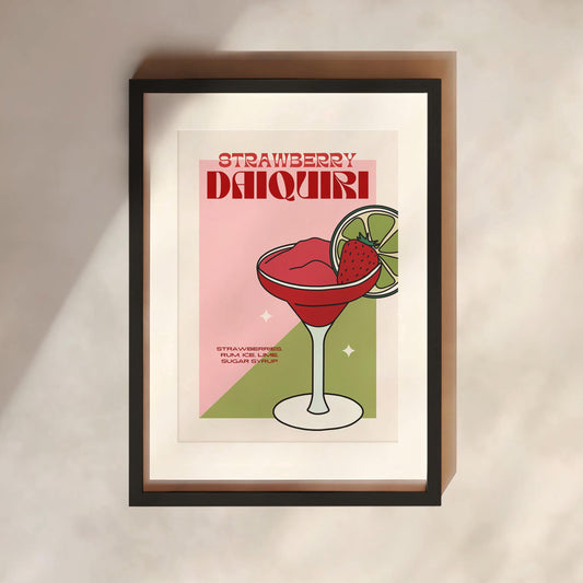 Strawberry Daiquiri Print | Cocktails