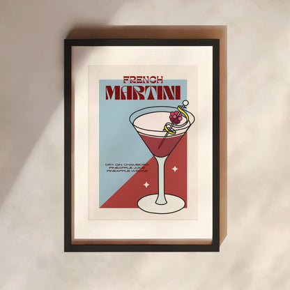 French Martini Print | Cocktails