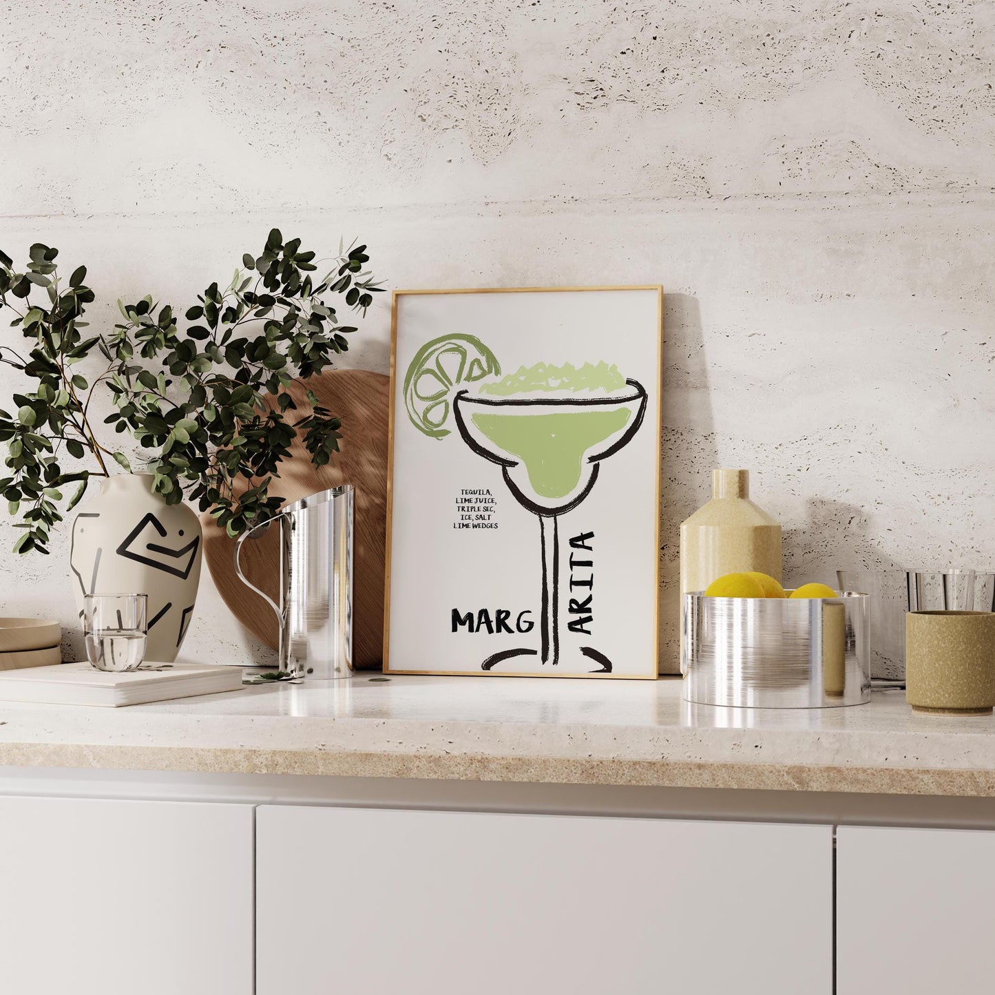 Margarita Whimsical Print | Cocktails