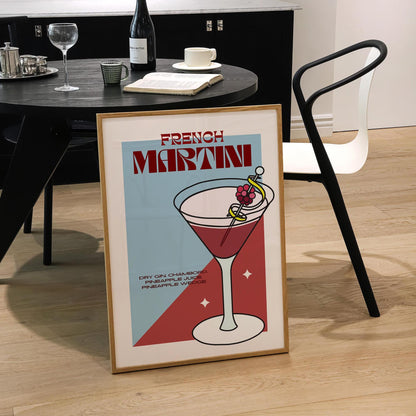 French Martini Print | Cocktails