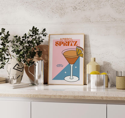 Aperol Spritz Print | Cocktails