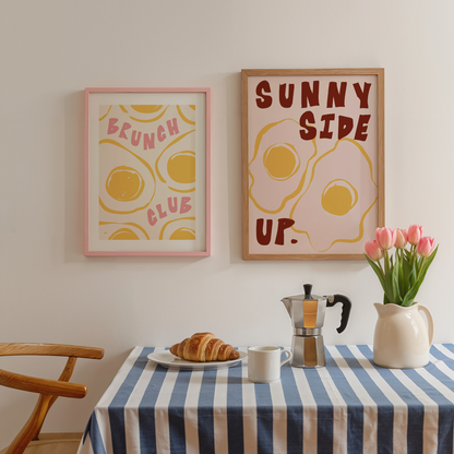 Sunny Side Up Print | 6 Colours | Kitchen
