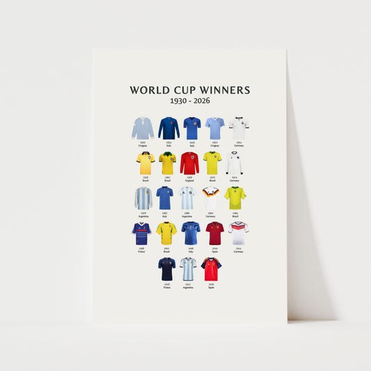 FIFA World Cup Winners Print | Sports
